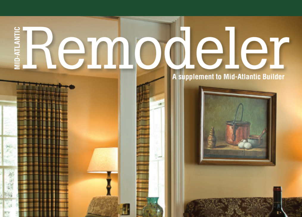 cover of the mid-atlantic remodeler magazine