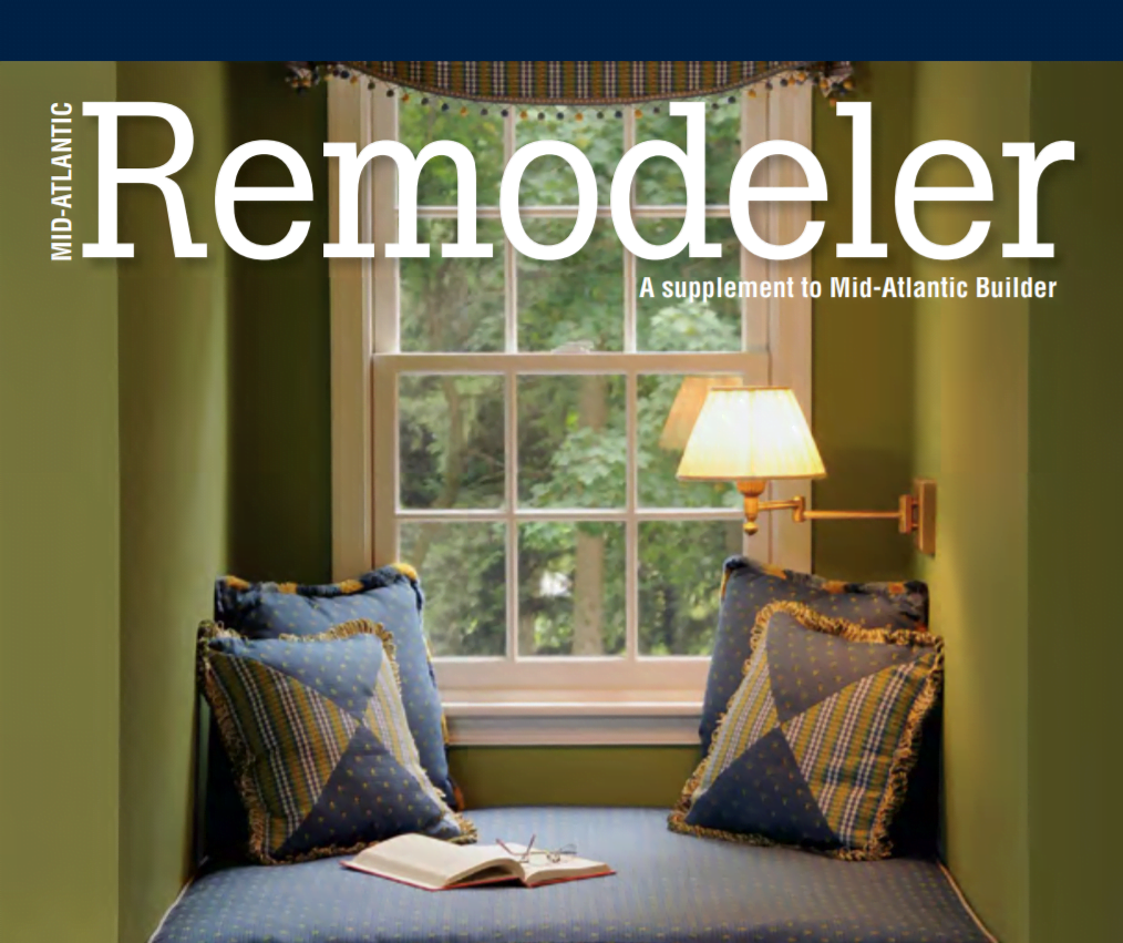 cover of the mid-atlantic remodeler magazine