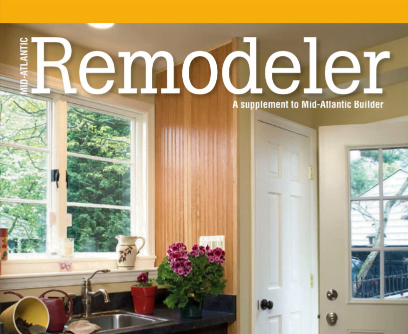 cover of the mid-atlantic remodeler magazine
