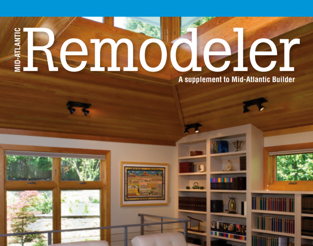 cover of the mid-atlantic remodeler magazine