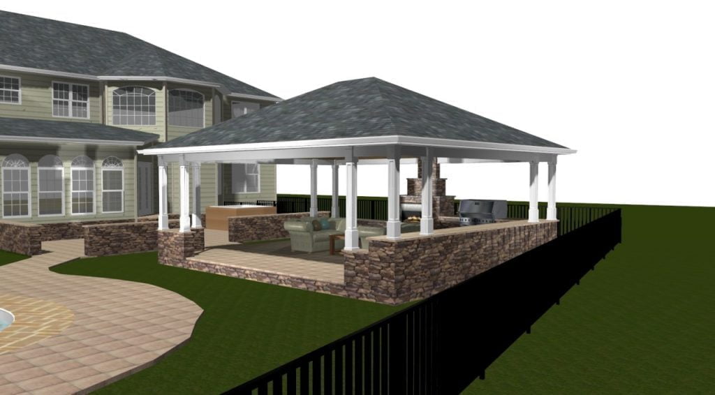 home addition in the design phase